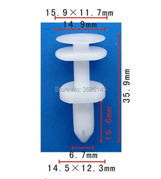 

25x OEM FORGM C5 C6 CORVETTE DOOR PANEL RETAINER PIN NUT HOLDER SNAP FOR C5 C6 CORVETTE 1997-2012