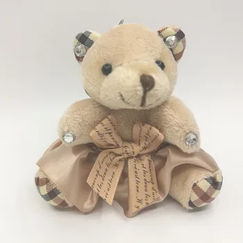 

6pcs 9cm Super Cute Lovely Teddy Bear Plush Toys & Stuffed Dolls Wedding Decoration Baby Toy Baby Gift