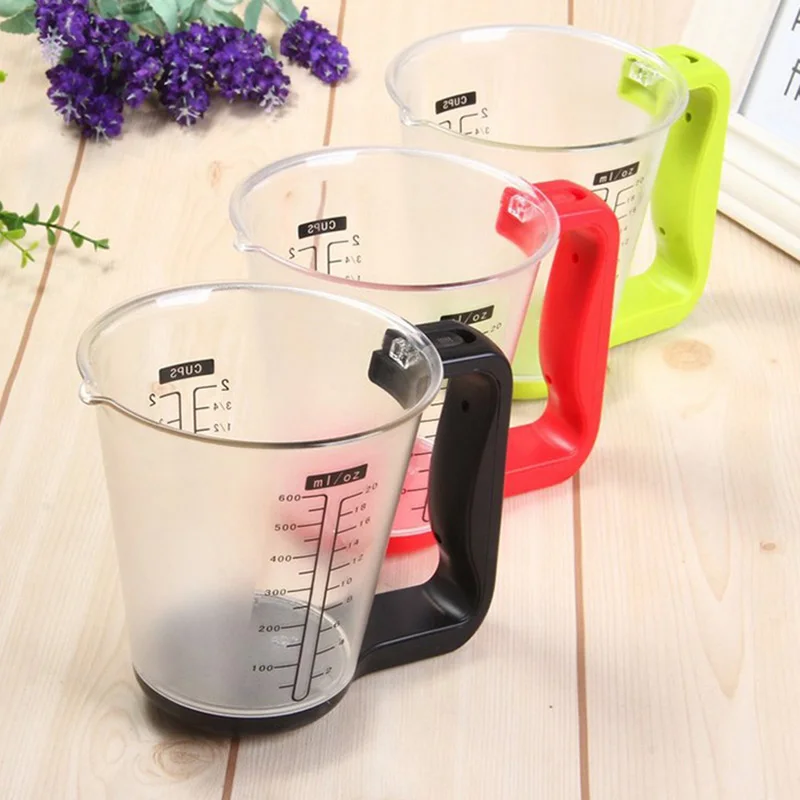 

Measuring Cup Kitchen Scale Digital Beaker Libra Hostweigh Electronic Kitchen Tool Scale LCD Display Temperature Measurement Cup