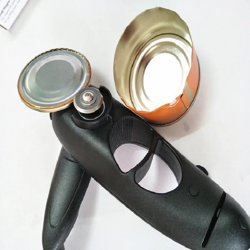 

Best Side Cut Bottle Opener Stainless Steel Kitchen Tools Manual Multifunctional Tin Can Opener 6 in 1 Professional Can Opener
