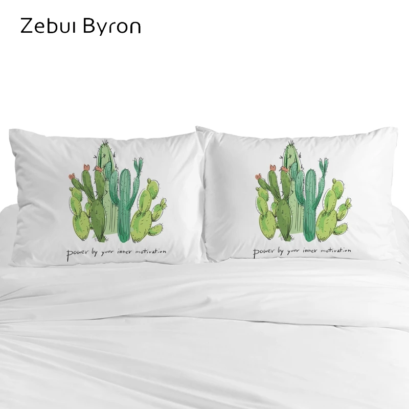 

Custom 3D HD Pillow Case,Pillowcase 50x70/50x75/50x80,Cactus Decorative Pillow Cover Bedding for Hotel Wedding Dropship