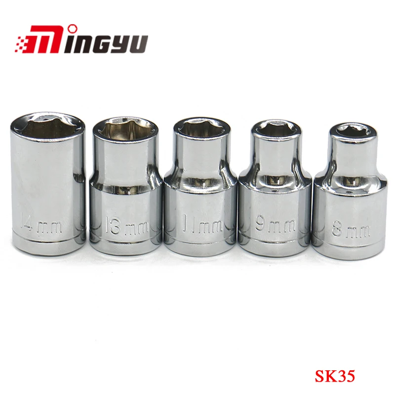 

5pcs 1/2 Inch Torx Star Bit Female E Socket Set Wrench Adapter E8,E9,E11,E13,E14 Star Socket Set Repair Hand Tools Set