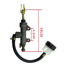1PC Motorcycle Foot Brake Hydraulic Pump For Suzuki Kawasaki Honda Yamaha Rear Brake Master Cylinder Pump