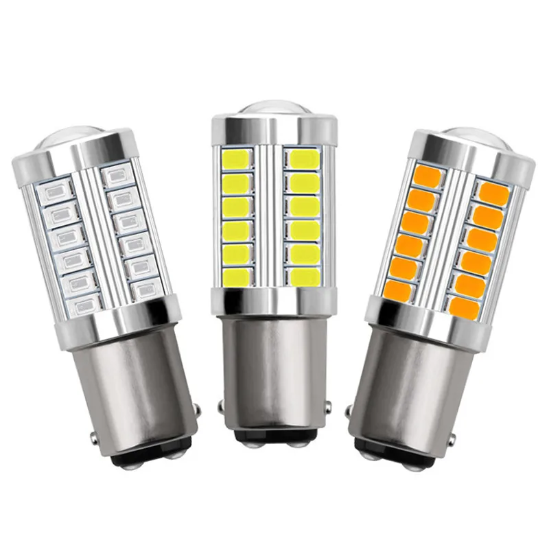 1 шт. долговечная светодиодная автомобильная лампа 1157 33 SMD 5630 BA15S P21W