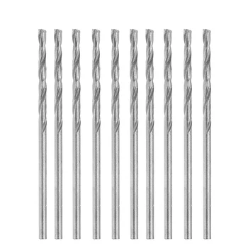 

Multifunction 10 Pcs Tiny Micro HSS1.7mm Straight Shank Twist Drilling Bits-831F