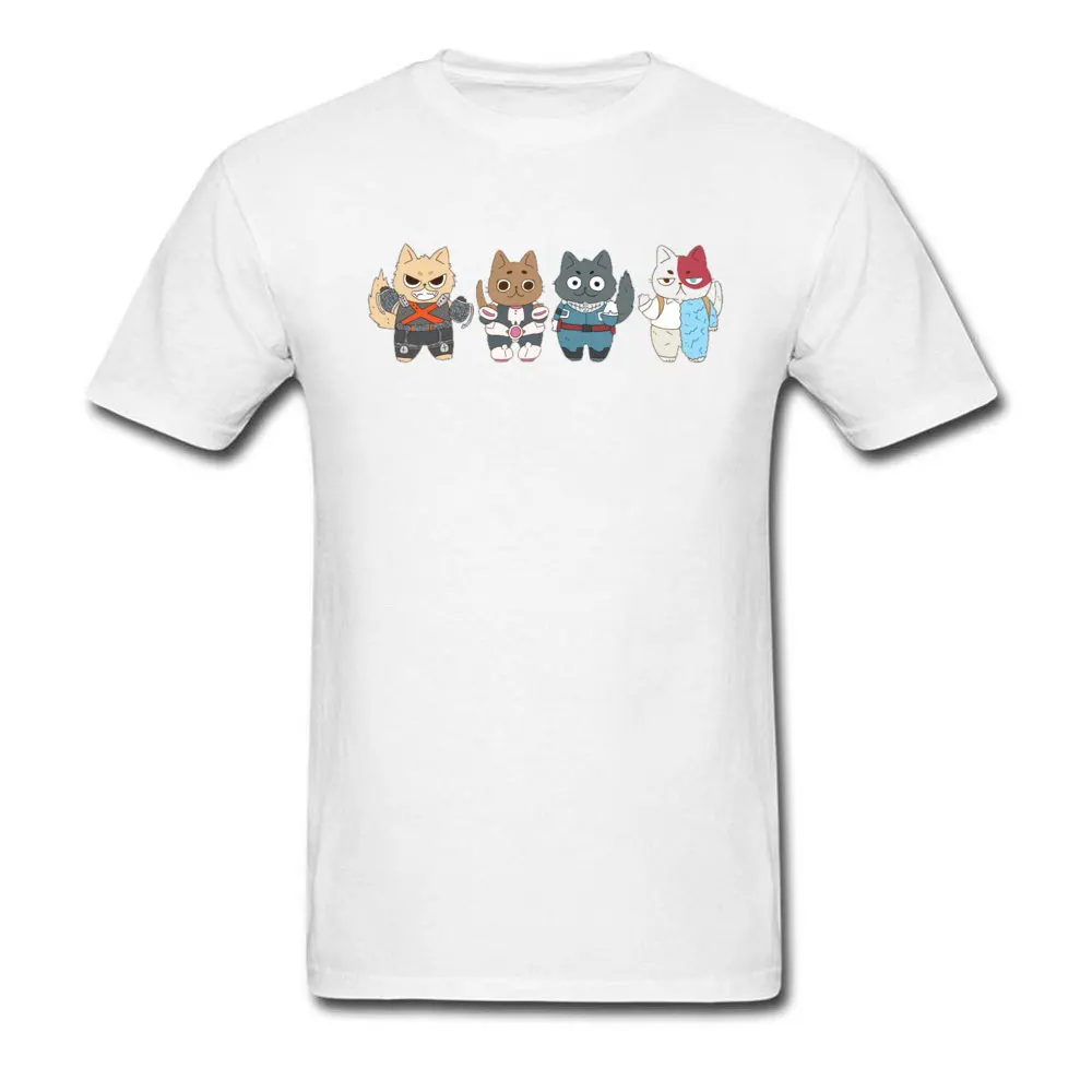 Kawaii футболка моя геройская академия кошка мужские кошки Deku Katsuki Bakugo Izuku одежда с