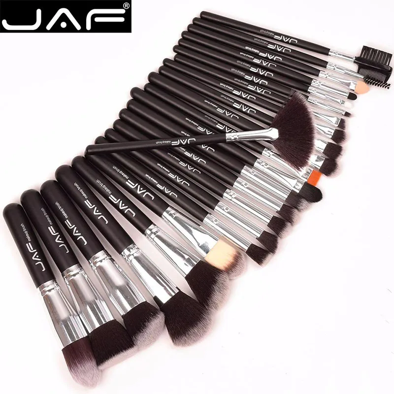 JAF Makeup Brushes 15 pcs Black 2017 New Arrival Foundation Blending Blush Eyeshadow Brush Beauty Cosmetic Tool Set (2)