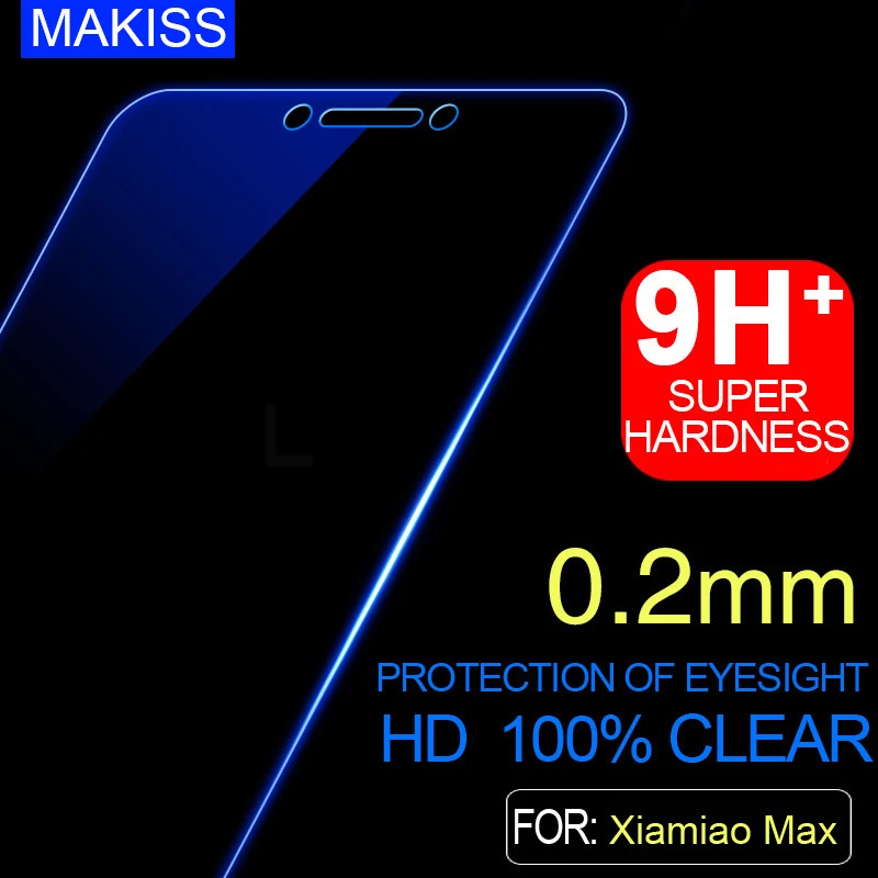 

For Xiaomi Mi Max Glass Film Original Xiaomi Max Screen Protector Tempered Glass Phone Film Xiomi Mi Max 6.44 protective screen