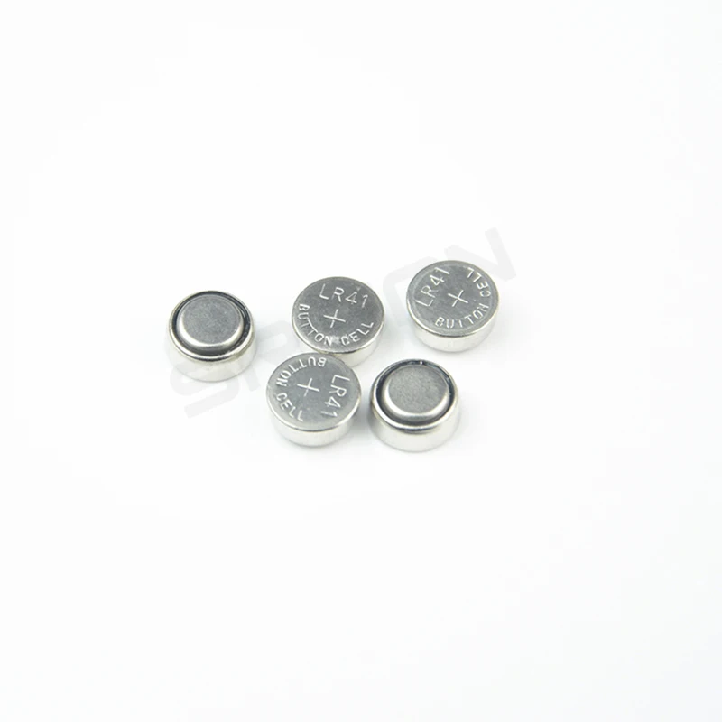 

Hot Sale 100PCS/Lot LR41 AG3 SR41W 392 192 GP192A LR736 Button Watch Battery Cell Cion Batteries for flashlights,toys,watches