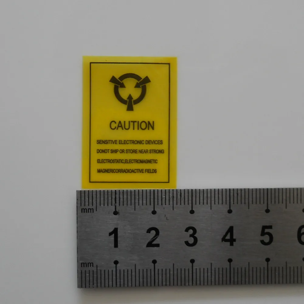 4*2,2 см Антистатическая наклейка для антистатического события для антистатического чувствительного устройства с электрозащитой Антистатическая упаковка этикетка