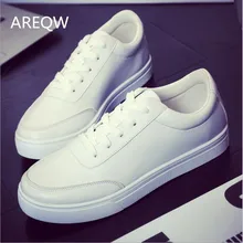 2017 The new autumn and winter white shoes men ‘s casual boots white lace Korean students tide shoes
