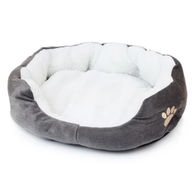 1 шт. 50*40 см супер милая мягкая кровать для кошки зимний домик для кошки теплый хлопок товары для домашних животных мини-Щенок Кровать для собаки мягкая удобная - Цвет: Black 4