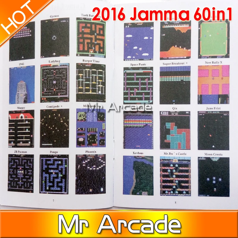 60 в 1 классическая аркадная игра PCB Jamma мульти игра Pcb для аркадной игры машина аркадная игра доска