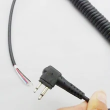 10 шт. 4 провода Динамик микрофон Шнур плеча ручки замена кабель для Motorola двусторонней радиосвязи 2 Pin VL50 VL130 PMR446