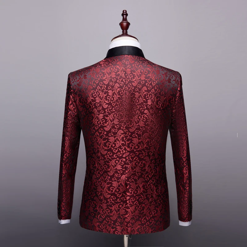 Youth Men Suit 2 Piece Set Business Banquet Mens Suit Jacket and Pants 2019 New Popular Men Stage Suit High Quality Men Tuxedo