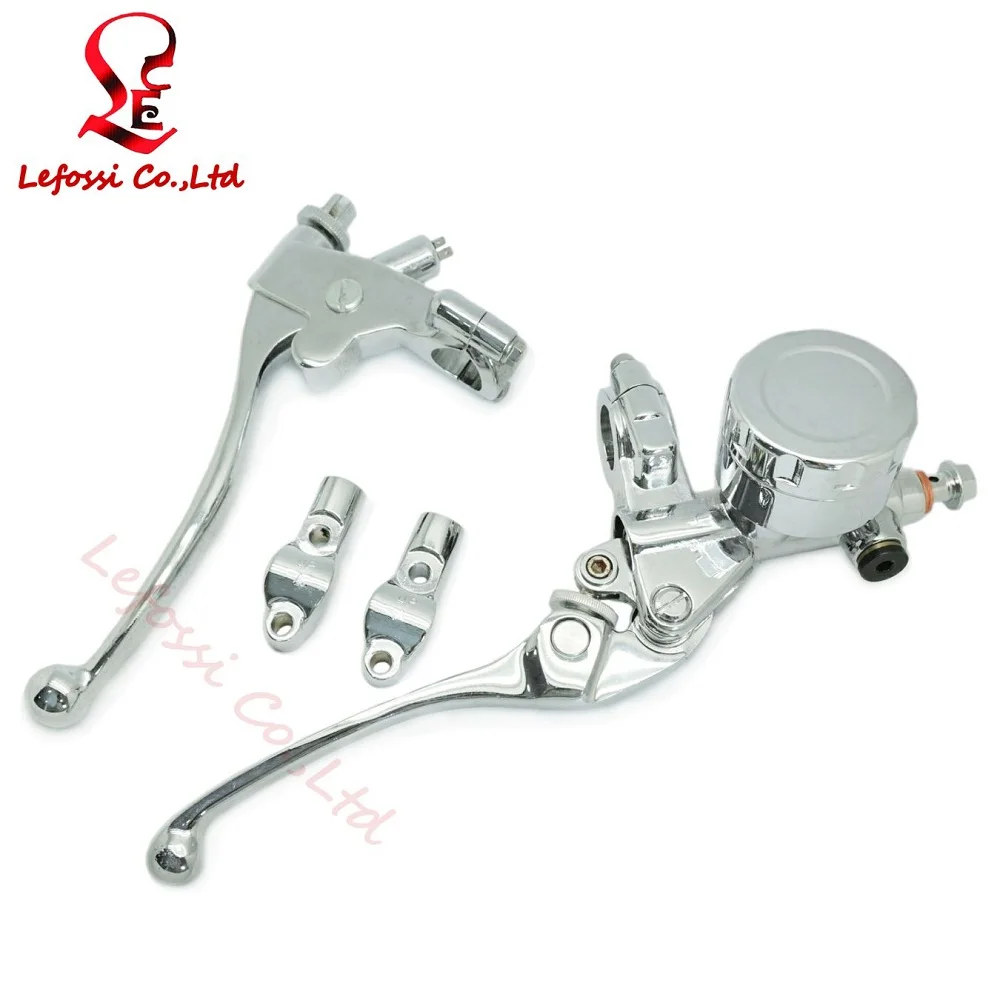 

Chrome Retro universal 7/8" Clutch Lever brake Master Cylinder For Ducati Aprilia Honda Yamaha Suzuki Kawasaki Triumph Street