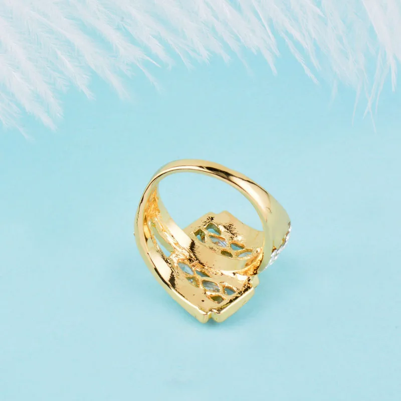 SINLEERY Многослойные обручальные кольца с концами Желтое Золото Серебро Цвет кубический цирконий Кристалл Кольца для женщин ювелирные изделия JZ062 SSB