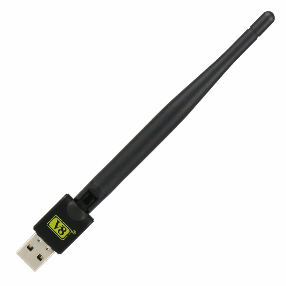 [Подлинный] полезный USB Wi Fi беспроводной RT5370 HD wifi адаптер ТВ приемник для V7 V8S D1S