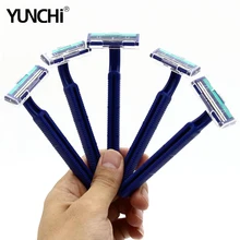5 шт. удобные бритвы yunchi высококачественные лезвия для бритья из нержавеющей стали для мужчин для удаления волос на лице одноразовые бритвы для путешествий