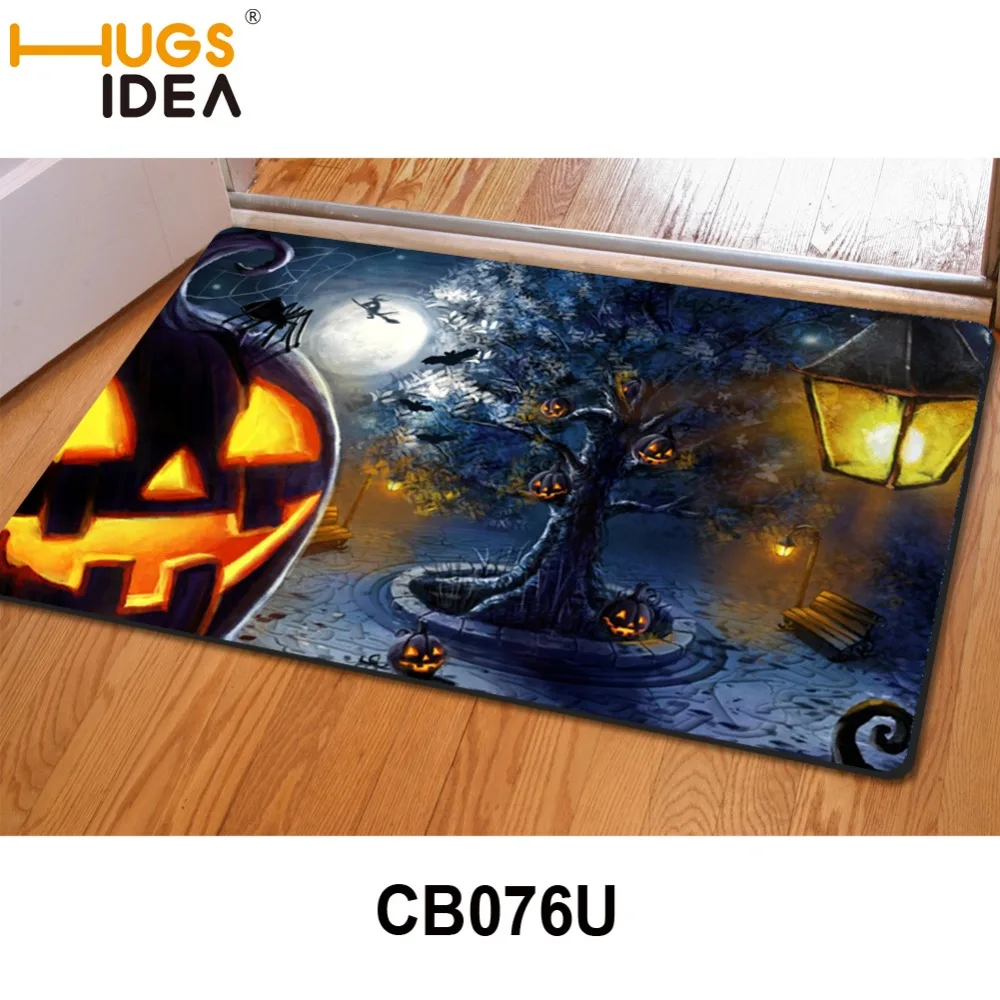 hugsidea halloween pumpkin loper welcome carpet commercial home decoration mat carpets rugs anti slip floor - Commercial Halloween Decorations hugsidea halloween pumpkin loper welcome carpet commercial home decoration mat carpets rugs anti slip floor - Commercial Halloween Decorations