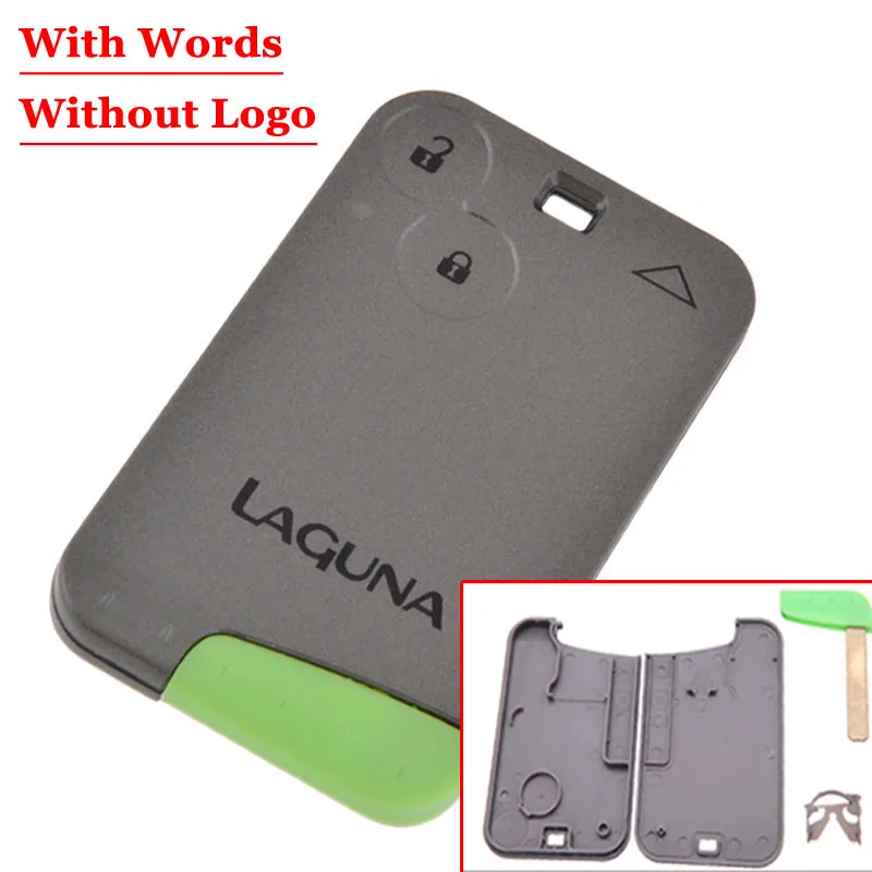 

(5pcs/lot) Replacement New Smart Remote Key Shell 3 Button for laguna Megane 3 button Card Case