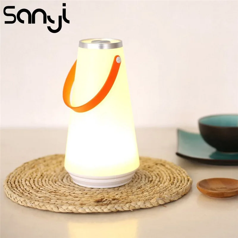 

SANYI Night Light LED Portable Lantern USB Rechargeable Tent Lamp for Outdoor Camping Home Wireless Torch Working Lighting