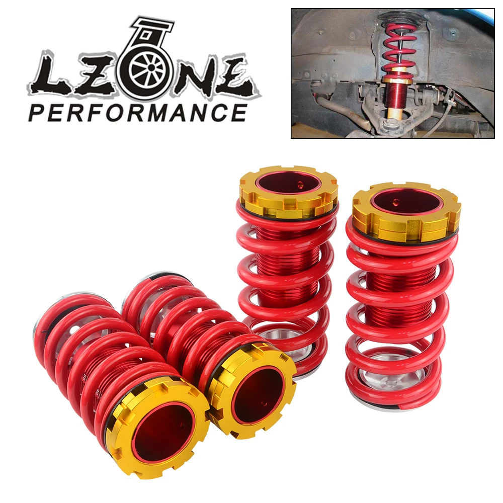 LZONE алюминиевые комплекты для Honda Civic 88 00 красный в наличии подвеска Coilover/пружины