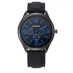 Reloj 2019 модные военные кварцевые мужские часы с большим циферблатом силиконовые спортивные часы наручные часы высокого качества наручные