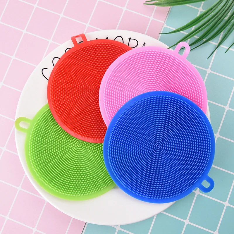 

Multi-functional Dishwashing Sponge Fruit Vegetable Cutlery Kitchenware Brushes Kitchen Tools Cleaning Brush Hot sale