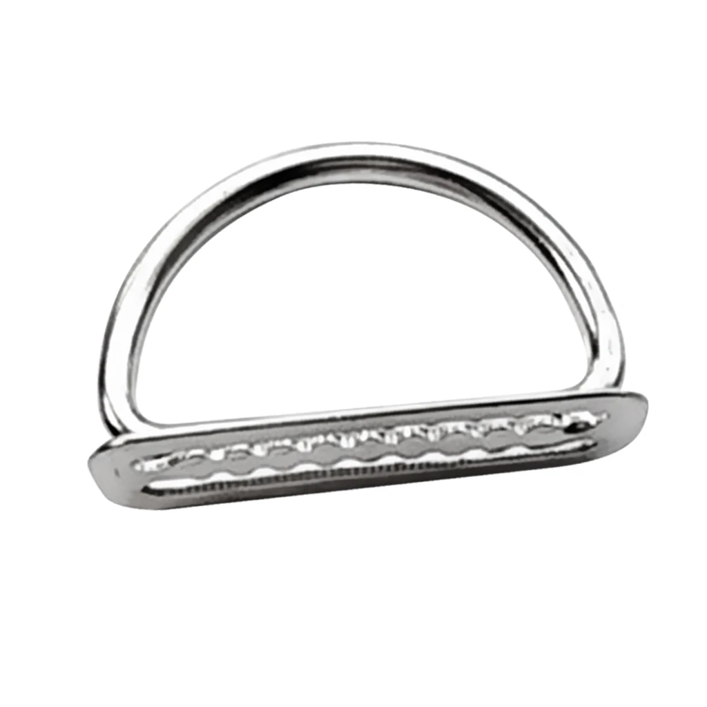 Perfeclan Scuba Diving Dive Stainless Steel Weight Belt Keeper Stopper Slider with D-ring Scuba Diving Weight Belt Keeper 
