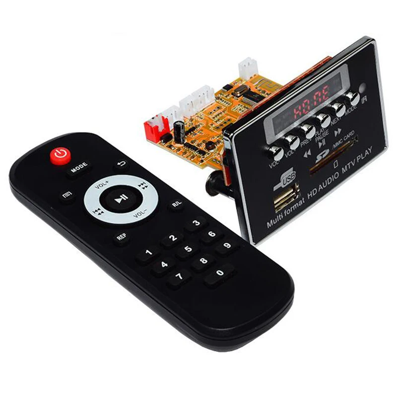 Bluetooth приемник 2 в 1 аудио видео декодер Ape Flac Wav Mp3 декодирование доска Dts Mp5 Hd видео декодирование Sd памяти карты игрок