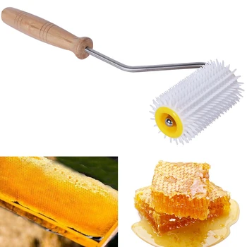 

Pokich BeeKeeping Plastic Uncapping Needle Roller Type Propolis Collector Glue Picker Rubber Sheet Bee Honey Extracting Tools