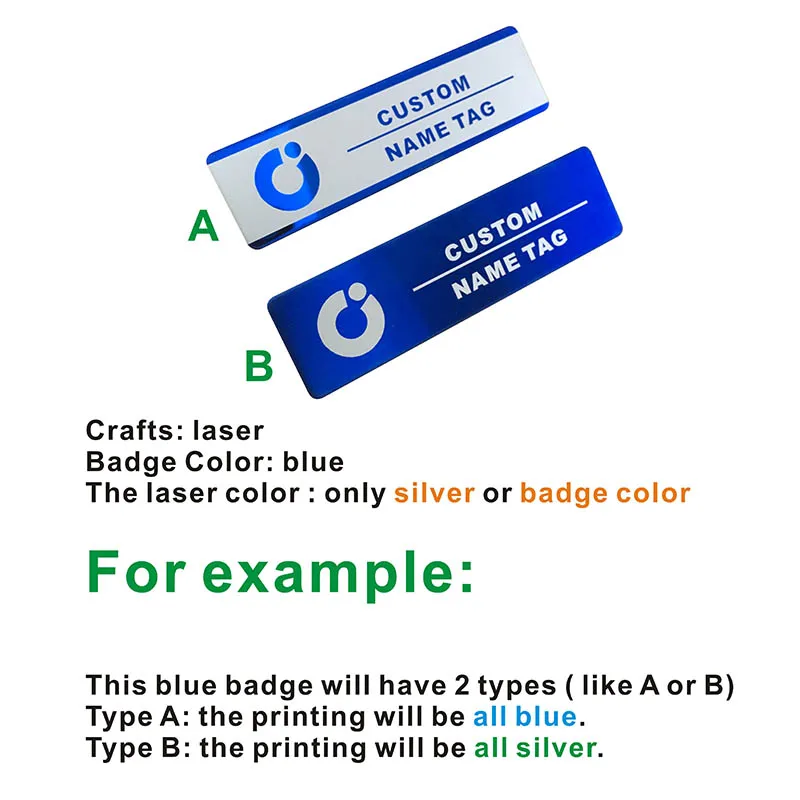 1 шт. на заказ магнит штатный бейдж держатель лазерный логотип магнитный с 70*20 мм металлическая табличка