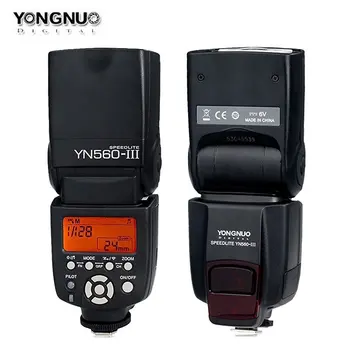 

Yongnuo YN-560III YN560 III YN 560 III 2.4GHz Wireless Trigger Speedlite YN-560 III Flash For Canon Nikon Free shipping