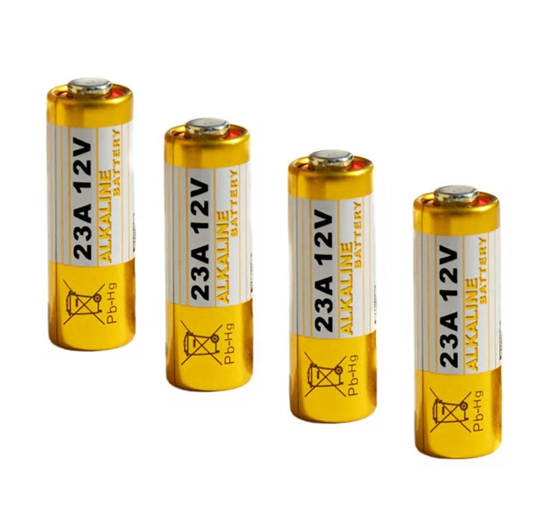 

4PCS 23A 12V dry alkaline battery 23AE 21/23 A23 23GA MN21 for doorbell,car alarm,walkman,car remote control etc