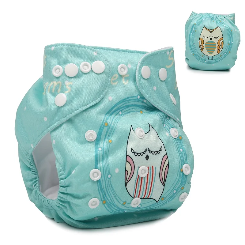 

[CHOOEC] 2020 New Design Adjustable size Baby Washable Reusable Pocket Cloth Diaper Digital Integrated Flower Pattern Baby pants