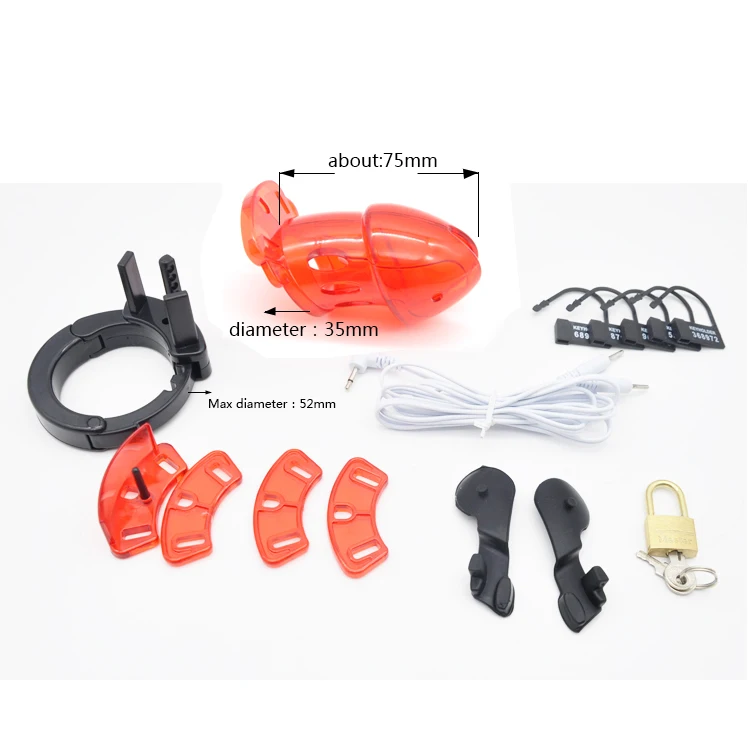Sissy Trainer Eletro Shock Chastity Device