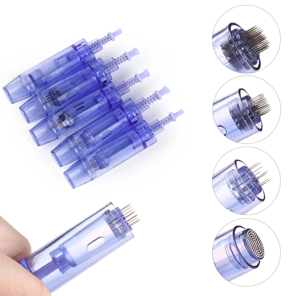 

1Pcs Micro Needles Cartridge 9/12/36/42 pin/Nano Needle For Auto Dr. Pen Tattoo Needles Tip For Electric Derma Pen Beauty Tools