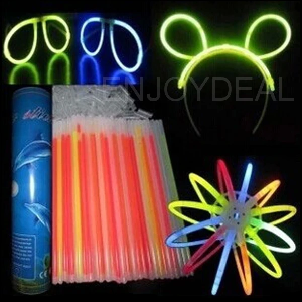 100 шт. разноцветные светящиеся палочки для вечерние летов|party color|festival lightsconcert light |