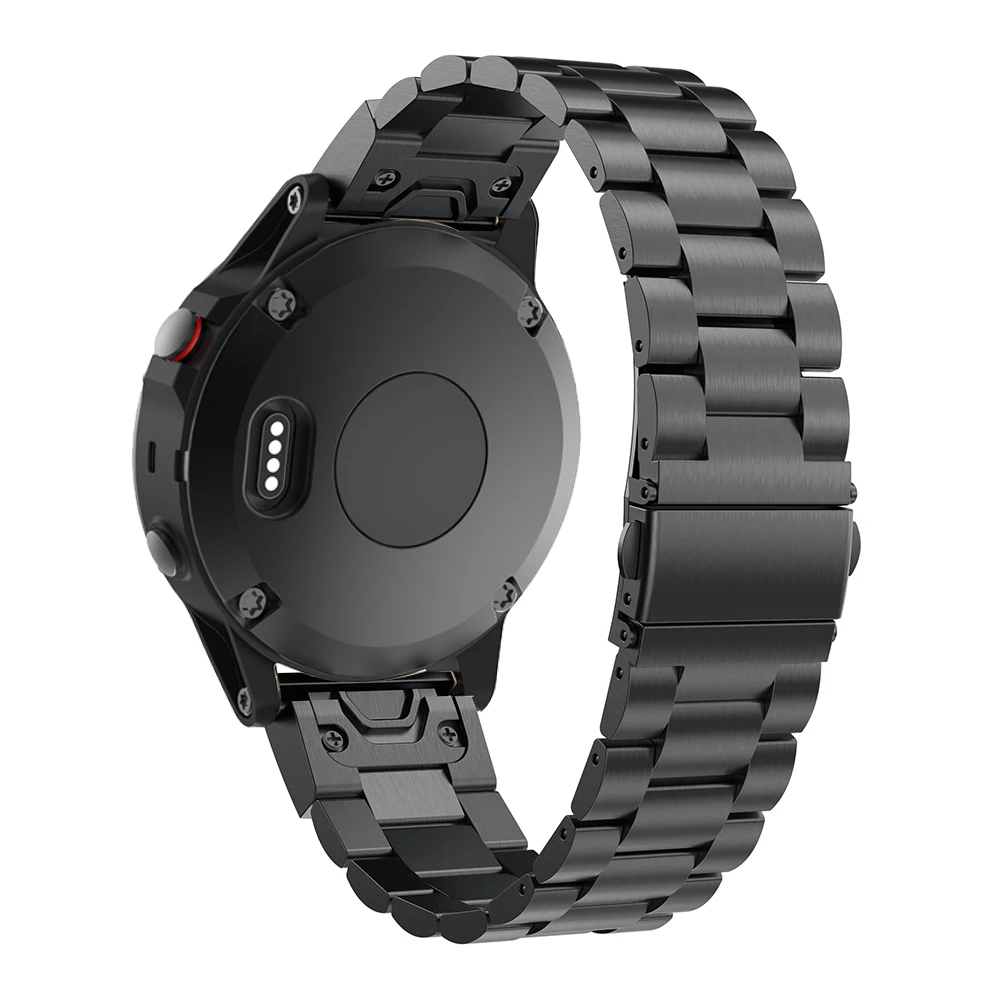 Натуральная Нержавеющая сталь 26 мм браслет Easy Fit Группа ремешок для Garmin Fenix 5X gps Quick Release ремешок для Garmin Fenix 3/ч