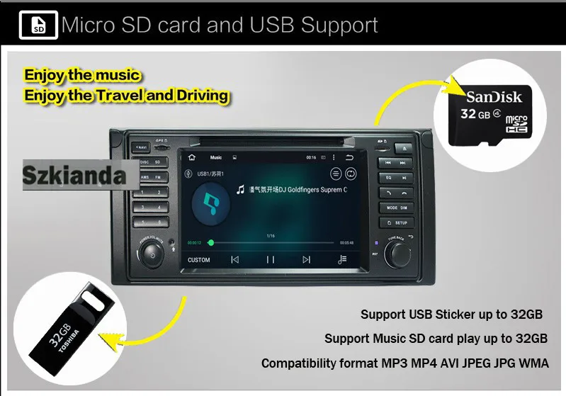 Best 7"HD IPS 1024X600 Android 8.0 Car DVD GPS Navi For BMW E53 X5 E39 Radio Stereo GPS Navigation 8 Core BT 4G WIFI 4GB RAM 32GB ROM 10