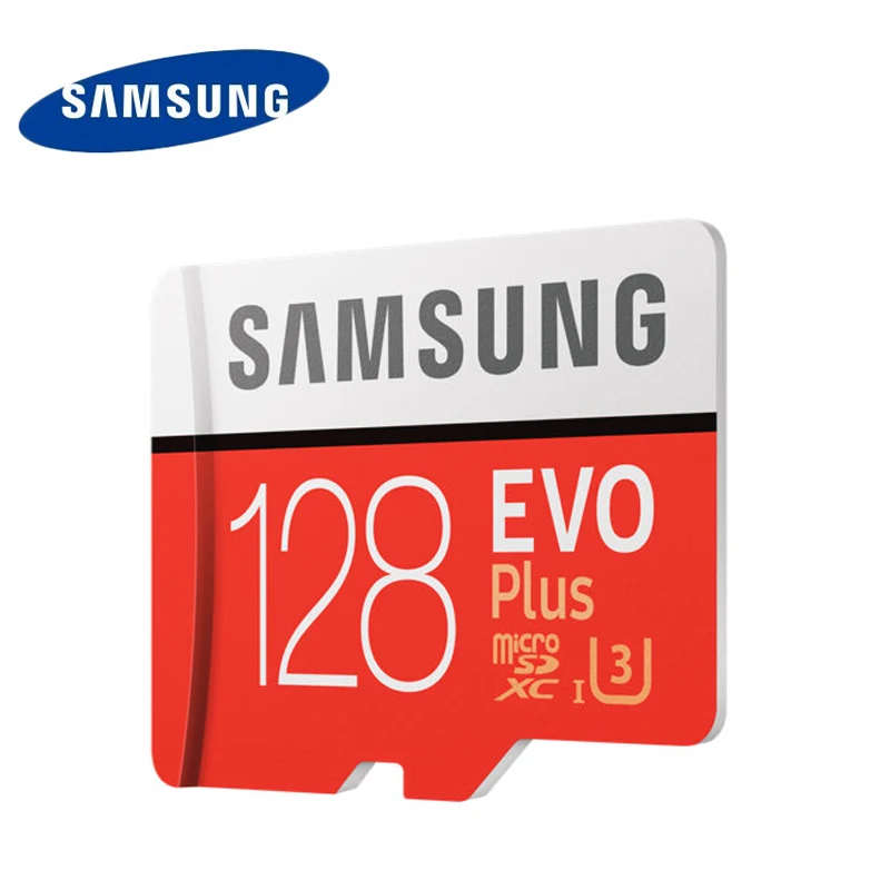 Samsung EVO Plus 128 Гб MicroSD карта 100 МБ/с. UHS-I U3 Class10 4K UltraHD SDXC TF флэш-карта памяти для видео оборудования