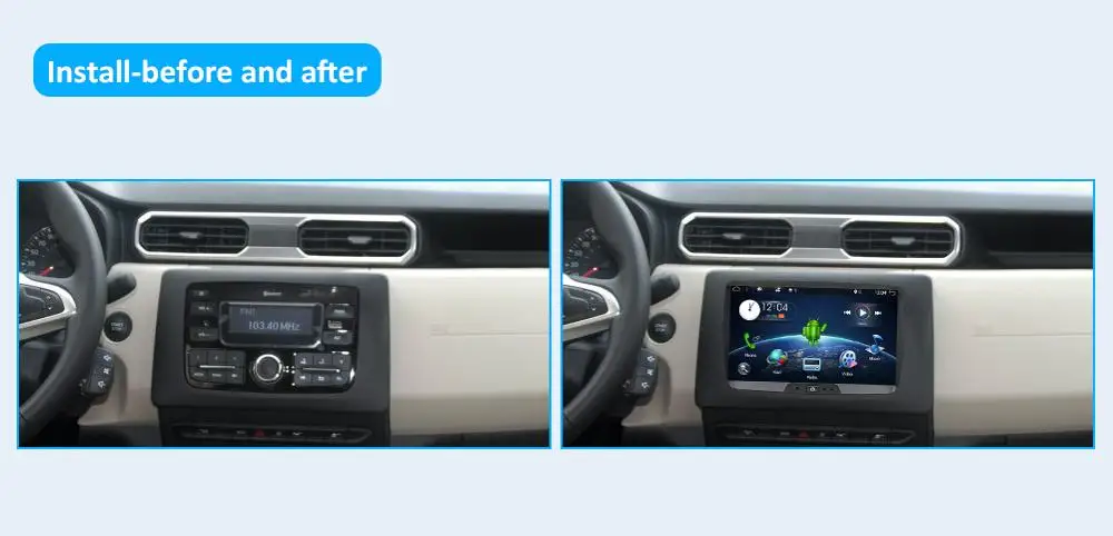 Cheap Octa core android 9.0 car dvd for Dacia Lodgy Logan Duster Sandero with 1 din radio gps video wifi navigation multimedia player 5