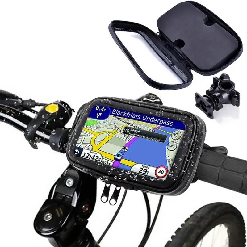 

Universal Rotating Waterproof Motorcycle Bike Bicycle Handlebar Mount Cell Phone Holder for Samsung Galaxy Note 2 3 4 S6/S6edge