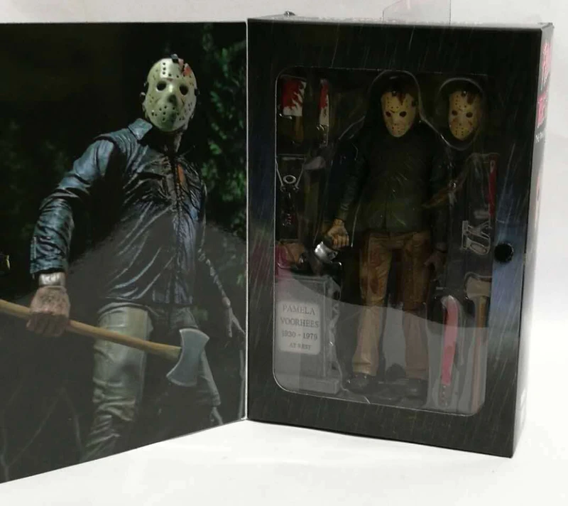 NECA 3D Friday 13th Jason Leatherface бензопила Чаки Майкл Майерс Фредди Крюгер это Pennywise Джокер фигурка игрушка кукла