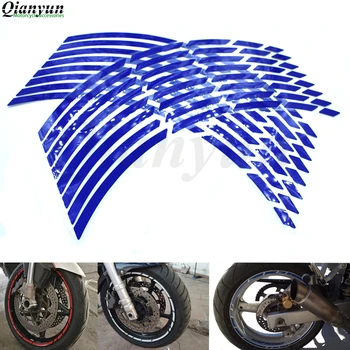 

Universal 17-19 inch motorcycle car tire sticker reflective rim tape decal For Yamaha FZ1 FAZER FZ6 FZ6R FZ8 XJ6 MT-07 MT-09 FZ9