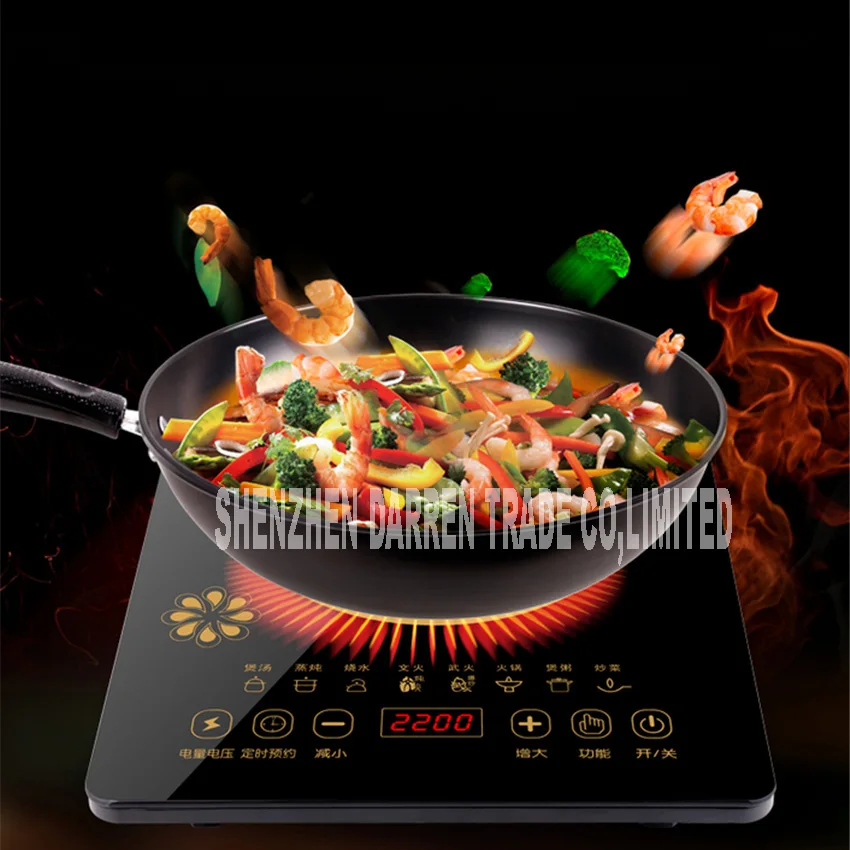 

NEW ARRIVAL 220Velectric magnetic induction cooker Gtchpx5 2100W Household intelligent touch screen battery stove 8 file level 3