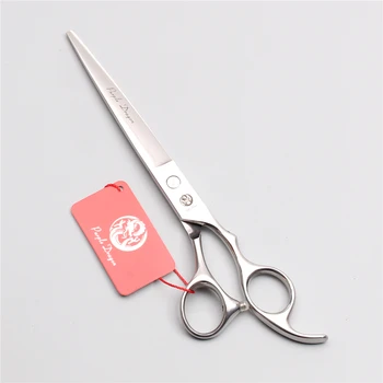 

Z1006 7.5" Silver Purple Dragon Animal Supplies Dogs Grooming Shears Thinning Shears Straight Shears Professional Pets Scissors
