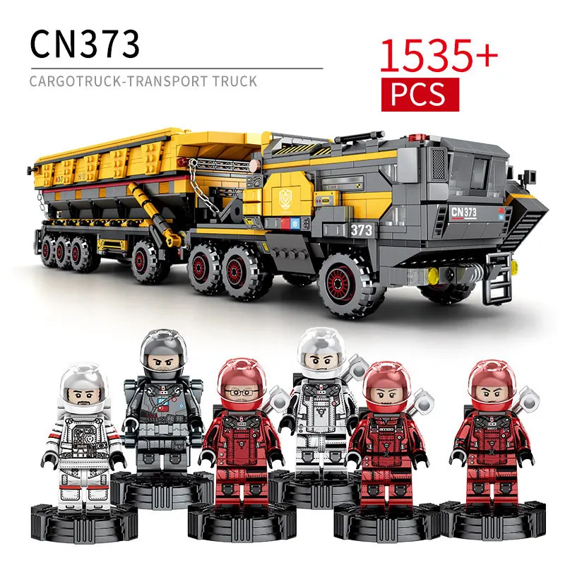 

Children's building blocks toys Earth wandering movies Compatible Legoing technic city Transport vehicle model figures Bricks