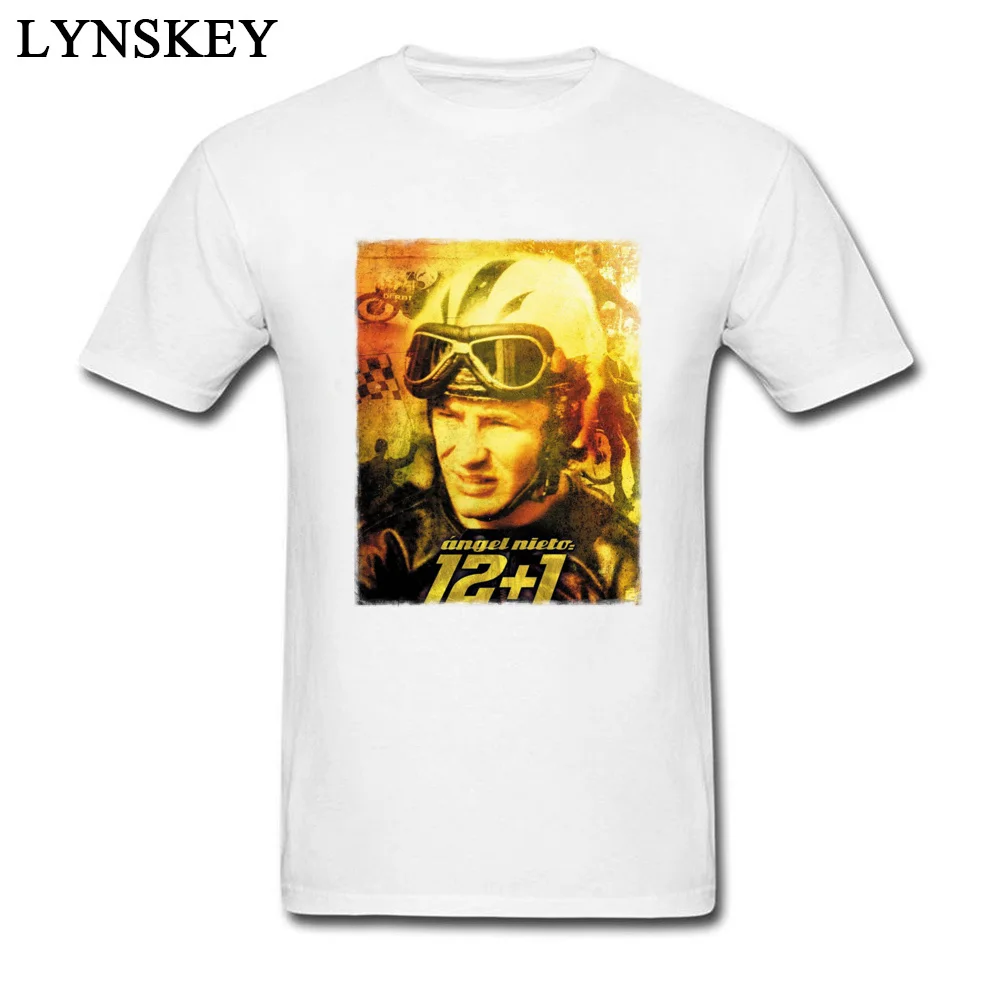 Birthday Tops Shirts for Students 2017 Popular Summer O-Neck Cotton Short Sleeve T-shirts Angel Nieto 1 Picture Casual Tee-Shirt Angel Nieto 1 Picture white